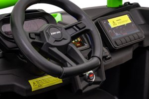 110 procent Buggy Maverick Can-Am 24V Ride On UTV Zielony 13