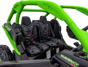 110 procent Buggy Maverick Can-Am 24V Ride On UTV Zielony 16