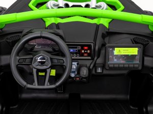 110 procent Buggy Maverick Can-Am 24V Ride On UTV Zielony 20