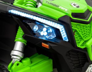 110 procent Buggy Maverick Can-Am 24V Ride On UTV Zielony 22