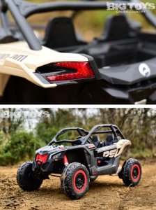 110 procent Buggy Maverick Can-Am 24V Ride On UTV Zielony 28