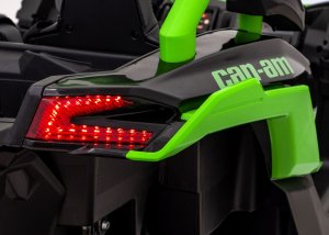 110 procent Buggy Maverick Can-Am 24V Ride On UTV Zielony 10