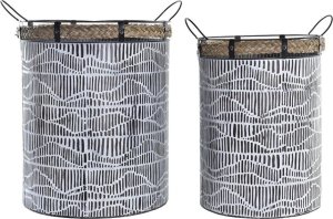 DKD Home Decor Zestaw koszyków DKD Home Decor Sznurek Żelazo (52 x 42 x 58 cm) 1