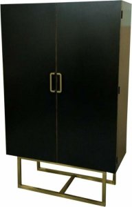 DKD Home Decor Szafa DKD Home Decor 110 x 50 x 180 cm Czarny Metal Topola 1