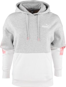 Puma Bluza damska Puma Power Colorblock Hoodie FL szaro-biała 676023 04 XL 1