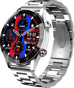 Smartwatch Gravity Zegarek męski SMARTWATCH GRAVITY GT4-3 silver steel 1