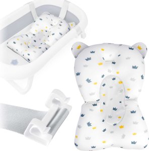 Ricokids Poduszka do wanienki dla niemowląt Ricokids biało-niebieska 1