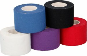 Dunlop TAŚMA TEJP TAPE SPORTOWA KINESIOLOGICZNA 7,3Mx3,8CM DUNLOP BIAŁA 2