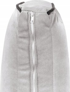 Beliani Narożnik welurowy prawostronny jasnoszary ALTAN 10