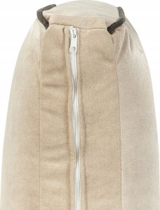 Beliani Narożnik welurowy lewostronny beżowy ALTAN 10