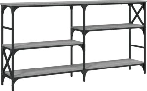 vidaXL vidaXL Stolik konsolowy, szary dąb sonoma, 150x29x76,5 cm 2