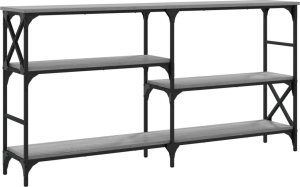 vidaXL vidaXL Stolik konsolowy, szary dąb sonoma, 150x29x76,5 cm 6