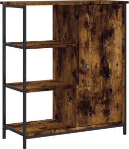 vidaXL vidaXL Szafka, przydymiony dąb, 70x30x80 cm, materiał drewnopochodny 2
