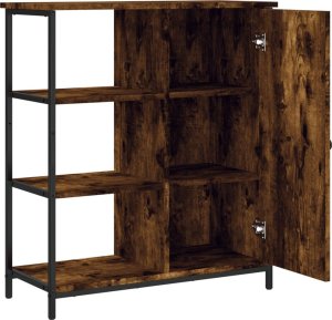 vidaXL vidaXL Szafka, przydymiony dąb, 70x30x80 cm, materiał drewnopochodny 5