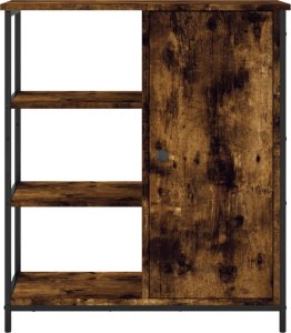 vidaXL vidaXL Szafka, przydymiony dąb, 70x30x80 cm, materiał drewnopochodny 6