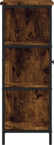 vidaXL vidaXL Szafka, przydymiony dąb, 70x30x80 cm, materiał drewnopochodny 7