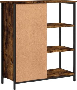 vidaXL vidaXL Szafka, przydymiony dąb, 70x30x80 cm, materiał drewnopochodny 8
