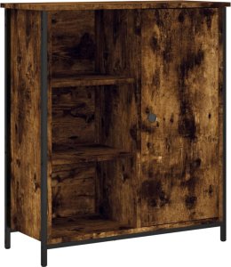 vidaXL Szafka, przydymiony dąb, 70x30x80 cm 2