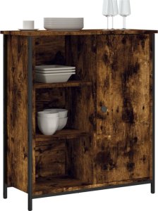 vidaXL Szafka, przydymiony dąb, 70x30x80 cm 3