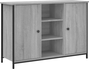 vidaXL Szafka, szary dąb sonoma, 100x35x70 cm 2
