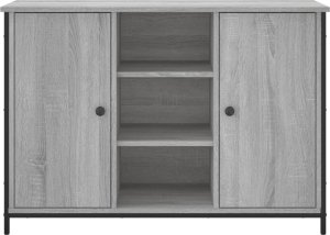 vidaXL Szafka, szary dąb sonoma, 100x35x70 cm 6