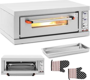 Royal Catering Piec szamotowy do pizzy śr. 40cm 1 komora 300C 3200W 230V Piec szamotowy do pizzy śr. 40cm 1 komora 300C 3200W 230V 1