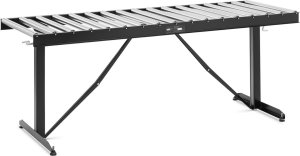 MSW Podajnik rolkowy z regulacją wysokości do 200kg 17 rolek 540x35mm 178cm Podajnik rolkowy z regulacją wysokości do 200kg 17 rolek 540x35mm 178cm 2