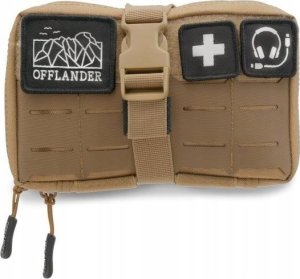 Offlander OFFLANDER SASZETKA TAKTYCZNA MOLLE Z RZEPEM NA POWERBANK I KABLE KHAKI 1