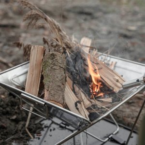 Offlander OFFLANDER DUŻY GRILL SKŁADANY KEMPINGOWY PRZENOŚNY 9