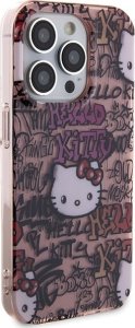 Sourcing Hello Kitty HKHCP15LHDGPTP iPhone 15 Pro 6.1" pink/pink hardcase IML Tags Graffiti 4