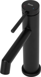 Bateria umywalkowa Rea Bateria umywalkowa Rea Foss czarna niska black mat 5