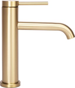 Bateria umywalkowa Rea Bateria Umywalkowa REA CLIF ZŁOTA SZCZOTKOWANA NISKA 4