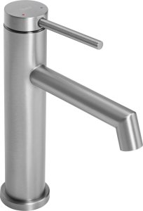 Bateria umywalkowa Rea Bateria Umywalkowa Rea Foss nikiel szczotkowany Inox niska nickel brush 4