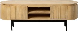 Bigbuy Home MebleTV MONTMARTRE 140 x 40 x 48 cm Naturalny Czarny Drewno Żelazo 1