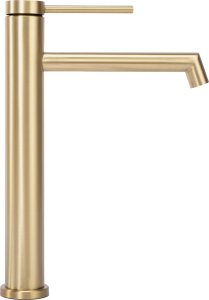Bateria umywalkowa Rea Bateria Umywalkowa Rea Foss złota szczotkowana wysoka gold brush 2