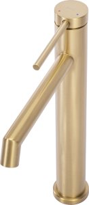 Bateria umywalkowa Rea Bateria Umywalkowa Rea Foss złota szczotkowana wysoka gold brush 4