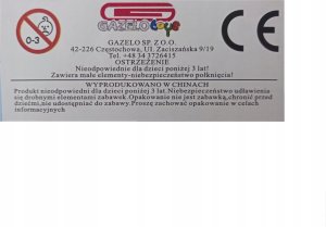 Gazelo Zestaw d/tworz.biżuterii 8szt/disp G200377 56829 5