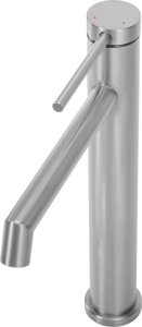 Bateria umywalkowa Rea Bateria Umywalkowa Rea Foss nikiel szczotkowany Inox wysoka nickel brush 4