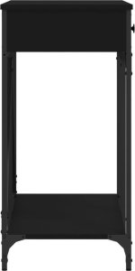 vidaXL vidaXL Stolik konsolowy, czarny, 100x39x78,5 cm 7
