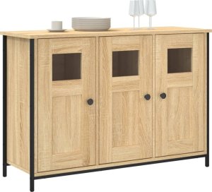 vidaXL vidaXL Szafka, dąb sonoma, 100x35x70 cm, materiał drewnopochodny 3