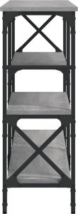 vidaXL vidaXL Stolik konsolowy, szary dąb sonoma, 180x29x76,5 cm 5