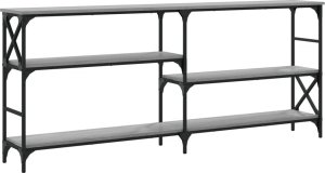 vidaXL vidaXL Stolik konsolowy, szary dąb sonoma, 180x29x76,5 cm 6