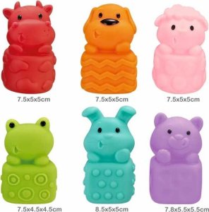 Woopie Zwierzątka Sensoryczne Miękkie Zestaw 6 Szt 2