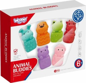Woopie Zwierzątka Sensoryczne Miękkie Zestaw 6 Szt 6