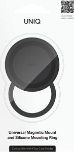 Podstawka Uniq UNIQ Flixa Magnetic Base magnetyczna baza do montażu czarny/jet black 2