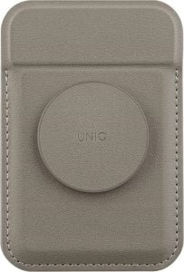 Podstawka Uniq UNIQ Flixa magnetyczny portfel na karty z podpórką szary/flint grey MagSafe 1