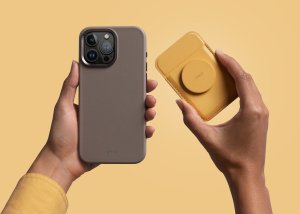 Podstawka Uniq UNIQ Flixa magnetyczny portfel na karty z podpórką szary/flint grey MagSafe 10