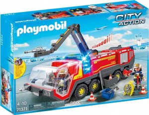 Playmobil Playmobil 71371 Pojazd strażacki na lotnisku KLOCKI 1