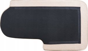 Beliani Szezlong boucle lewostronny jasnobeżowy ALLIER 9