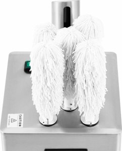 Royal Catering Polerka maszyna do polerowania szkła szklanek kieliszków 5 szczotek 1320 W Polerka maszyna do polerowania szkła szklanek kieliszków 5 szczotek 1320 W 4